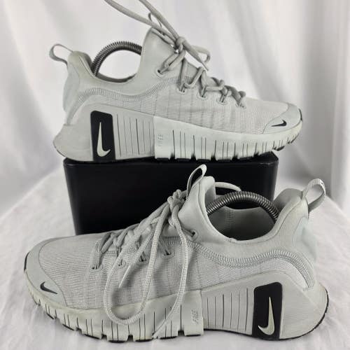 Nike Free Metcon 6 Womens Size 9.5 Silver Green Athletic Running Shoes Sneakers