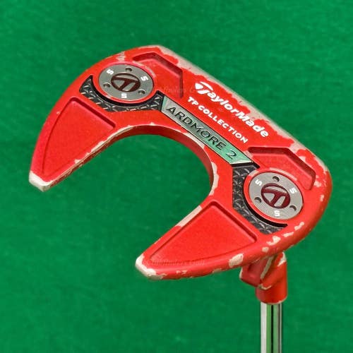 TaylorMade TP Collection Ardmore 2 Red 33.5" L-Neck Mallet Putter w/Super Stroke