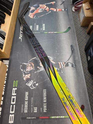 2 PACK | P92 | 82 Flex NEW! Senior Bauer Nexus Tracer Right Handed Hockey Stick Pro Stock (New)
