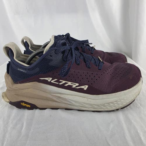 ALTRA Olympus 6 Mens 10.5 Trail Running/Walking/Hiking Shoes Dark Purple