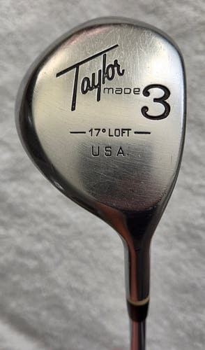 TaylorMade Pittsburgh Persimmon 3 Fairway Wood 17° RH; Steel Shaft