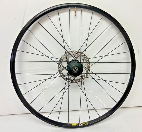 Mavic XM317 Disc 32-Spoke Tubeless Black Aluminum 26" QR Front Wheel HB-M475 Hub