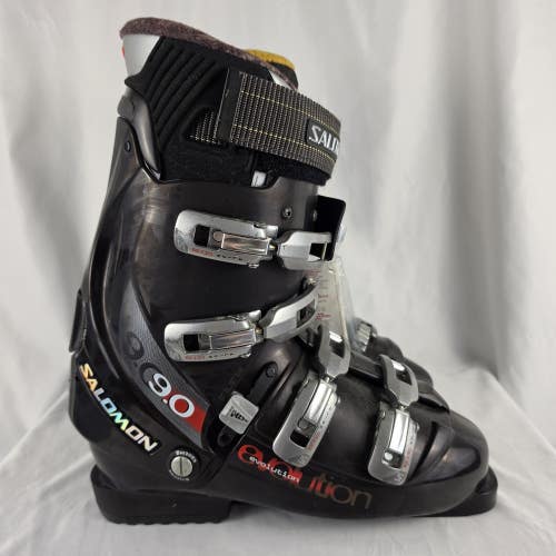 SALOMON 9.0 EVOLUTION Flex 90-80 Alpine Downhill Ski Boots Men's MP 28.5