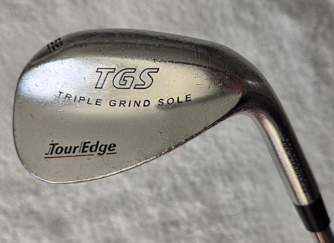 Tour Edge TGS Triple Grind Sole 52° Wedge RH; Steel Shaft