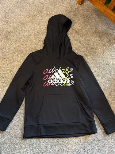 Adidas hoodie youth, unisex, size 8-10 (M)