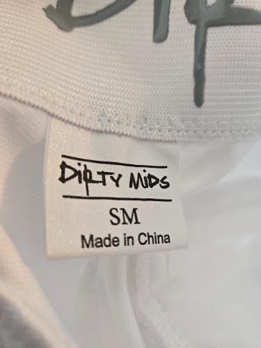 White Men's Small Adult Game Pants
