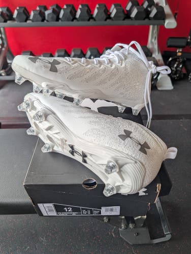 M 14 (W 15) Under Armour Spotlight Select D - White (New)