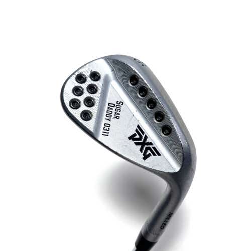 PXG 0311 Sugar Daddy Milled Chrome Sand Wedge SW 56* 10 Project X LZ Stiff RH