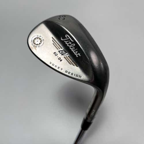Titleist Vokey Spin Milled CC Chrome Lob Wedge LW 60* 4 Project X 6.5 X Stiff RH