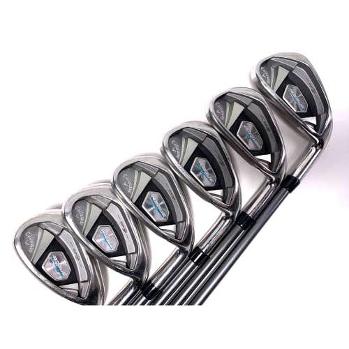 Callaway Rogue X Iron Set 6-PW+AW Aldila Synergy 60g Regular Graphite Mens RH