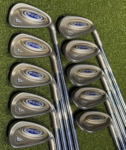 PING i5 Iron Set White Dot 3-SW Steel CS Lite Regular R-Flex (+.5", 3* Upright)