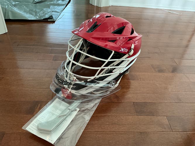 Team issued Rutgers college Cascade XRS Pro Helmet (Brand New) SEND OFFERS. WILLING TO NEGOTIATE!