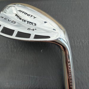 Affinity Right Handed Wedge, Wedge Flex 64 Degree Steel Shaft (Used)