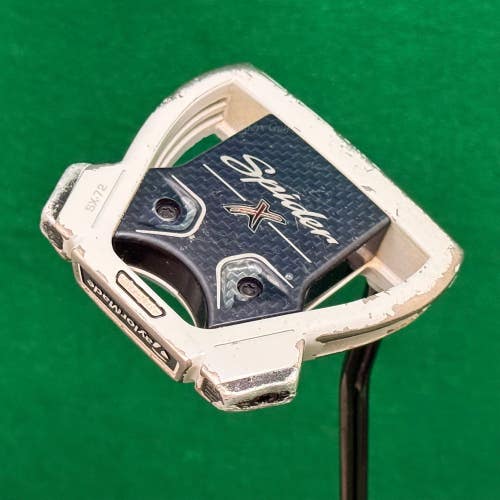 TaylorMade Spider X SX-72 Chalk/White 33" Single-Bend Putter w/ Super Stroke