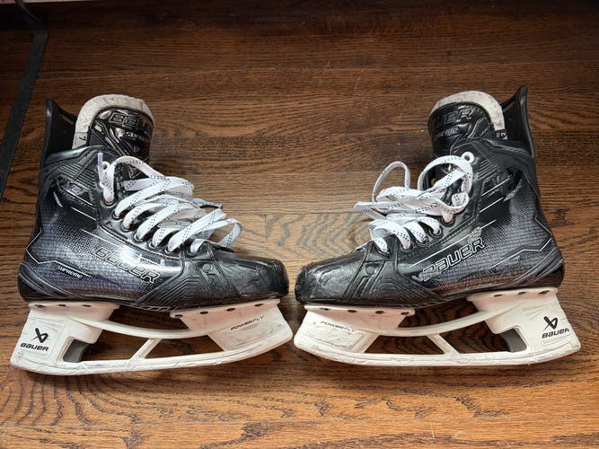 Black/Gray 2024 Bauer Supreme M50 Pro Hockey Skates Regular Width 7 (Used)
