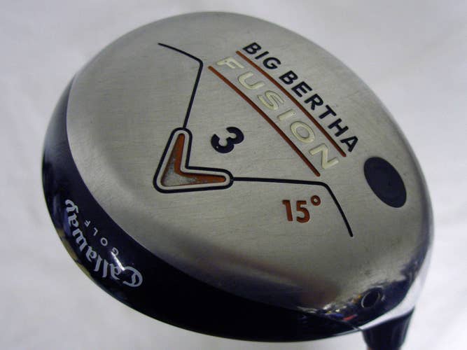 Callaway Big Bertha Fusion 3 wood 15* (NVS REGULAR) 3w Fairway Golf Club