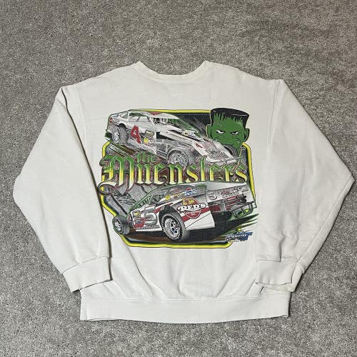 The Muensters 2005 IMCA Dirt Racing Wisconsin Crewneck Sweatshirt Size Medium