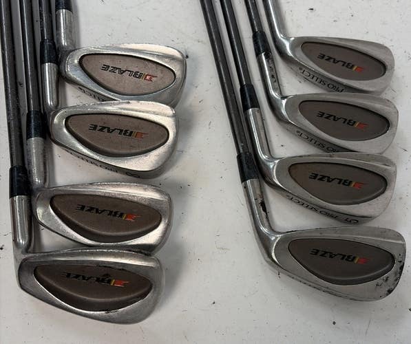 Pro Select Blaze Iron Set, 3-P, Graphite Shaft
