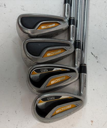 Adams Golf Idea a50S Hybrid Irons, 6, 7, 8, P, LH, R-Flex