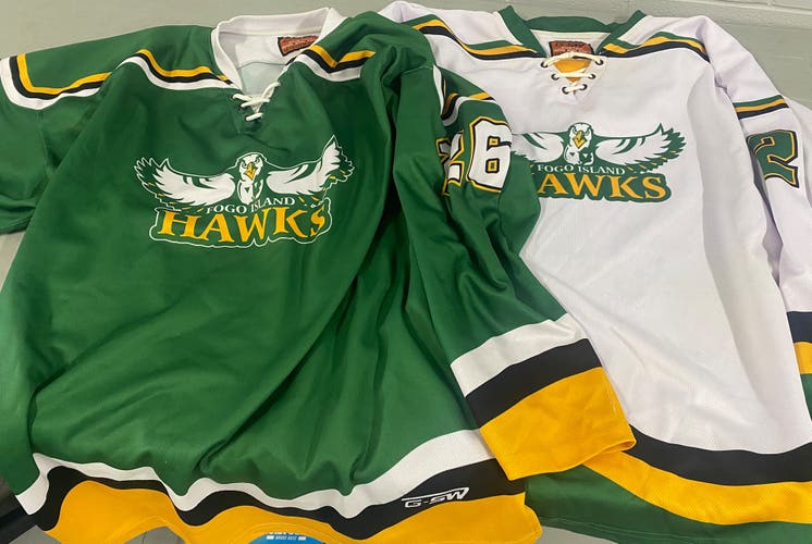 FOGO ISLAND HAWKS - Lot of 18 adult jerseys