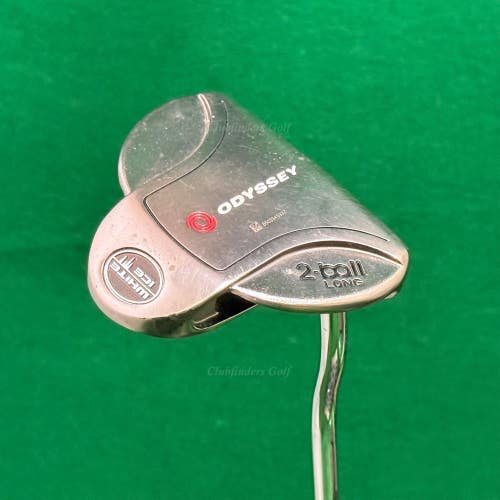 Odyssey White Ice 2-Ball Long 43" Double-Bend Mallet Putter w/ Super Stroke