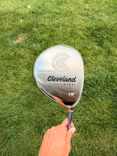 Cleveland Launcher Steel 3-Wood 15 ProLaunch Blue 65g Stiff Flex 43" NICE