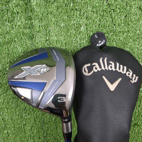 2026 Callaway XR 3 Wood 3W 15 Stiff Flex 60g Graphite RH Blue Silver 43"