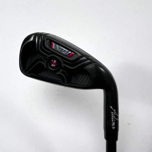 Adams XTD Single 4 Iron Mitsubishi Rayon Bassara 55x5ct 55g Senior RH