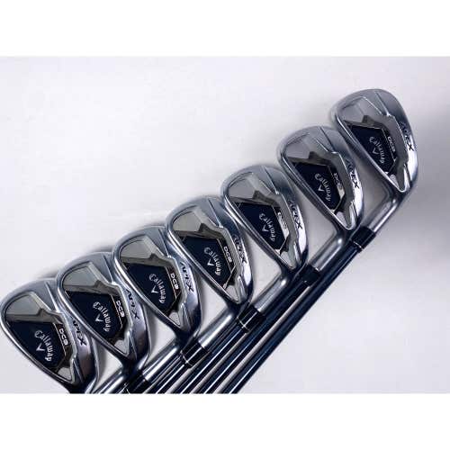 Callaway Apex DCB 21 Iron Set 4-PW Recoil Dart F3 65g Regular RH +1''