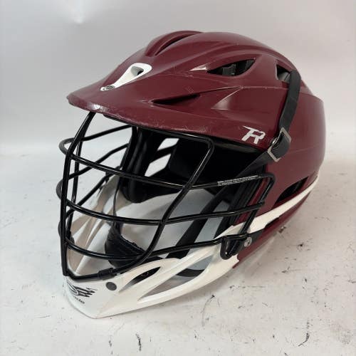 Cascade R Lacrosse Helmet, Maroon, OSFM