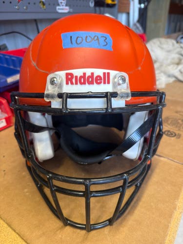 USED RIDDELL SPEED ICON ADULT HELMET - MEDIUM - FLAT ORANGE