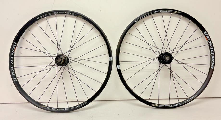 Bontrager Rhythm Tubeless* 28-Spoke Black Aluminum Disc 26" QR Mtn Bike Wheelset