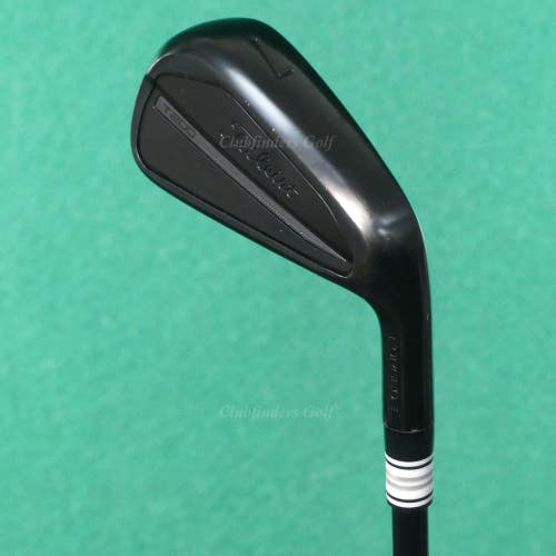 Titleist 2023 T200 Black Forged Single 7 Iron TT AMT Black S300 Steel Stiff