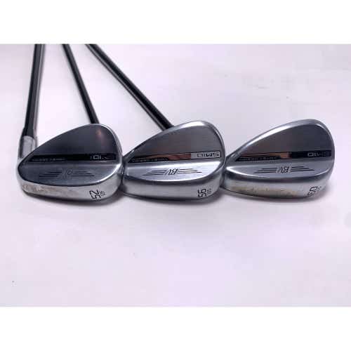 Titleist Vokey SM10 Chrome Wedge Set 52* 12 | 56* 10 | 60* 10 Tensei Regular RH