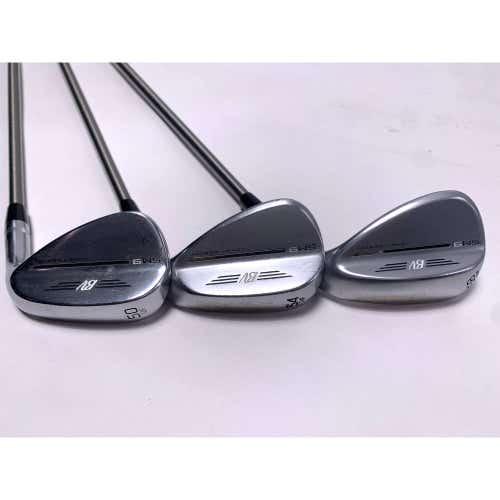 Titleist Vokey SM9 Tour Chrome Wedge Set 50* 12 | 54* 14 | 58* 8 Regular RH