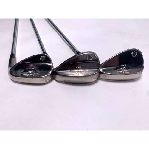 Titleist Vokey SM7 Brushed Steel Wedge Set 50* 12 | 54* 14 | 58* 12 DG Stiff RH