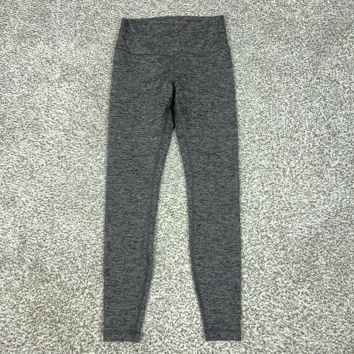 Lululemon Leggings Womens 8 Gray Heathered High Rise Ankle Wunder Under Pants