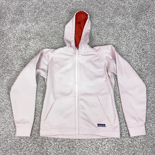 Patagonia Softshell Jacket Womens S Pink Hooded Fleece Slopestyle Hoody Gorp