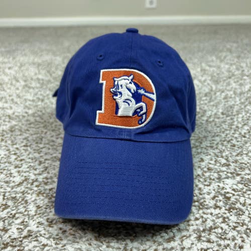 Denver Broncos Hat Cap Strap Back Mens One Size Blue NFL Football Dad Retro