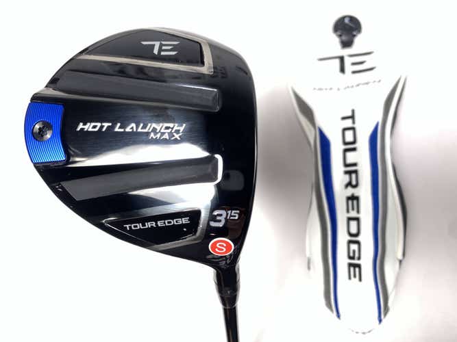 Tour Edge Hot Launch Max 3 Fairway Wood 15* Aldila Ascent Blue Stiff RH HC NEW