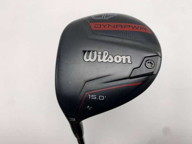 Wilson Dynapwr 3 Fairway Wood 15* HZRDUS RDX Smoke Red 6.0 60g Stiff LH