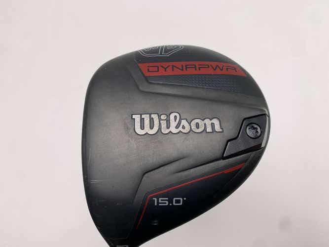 LEFTY Wilson Dynapwr 3 Fairway Wood 15* HZRDUS RDX Smoke Red 6.0 60g Stiff LH