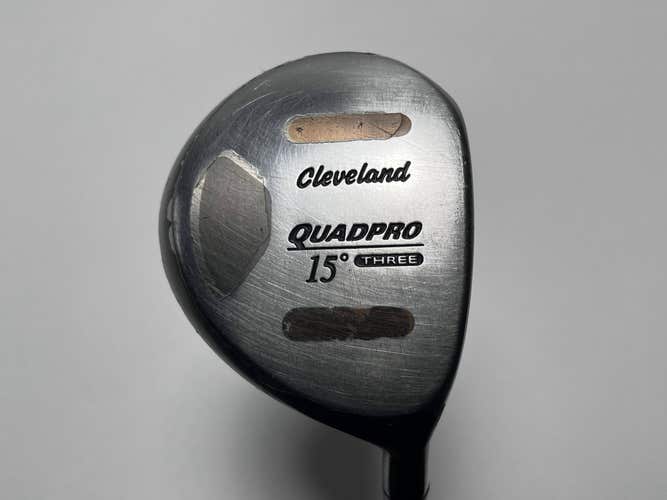 Cleveland Quad Pro 3 Fairway Wood 15* UST ProForce 75 Gold Stiff RH