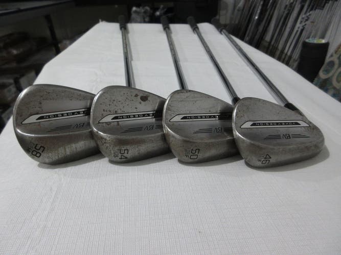 Left-Handed Titleist Vokey SM11 Wedge Set - 46-50-54-58 - Stiff Steel +0.5" Long
