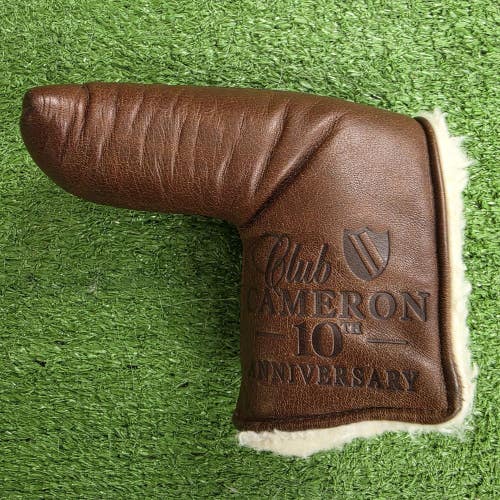 SCOTTY CAMERON AM&E USA Club Cameron 10th Anniversary Blade Putter Cover Limited