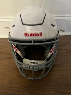 Certified Reconditioned White Youth Large Riddell SpeedFlex Helmet (Used)