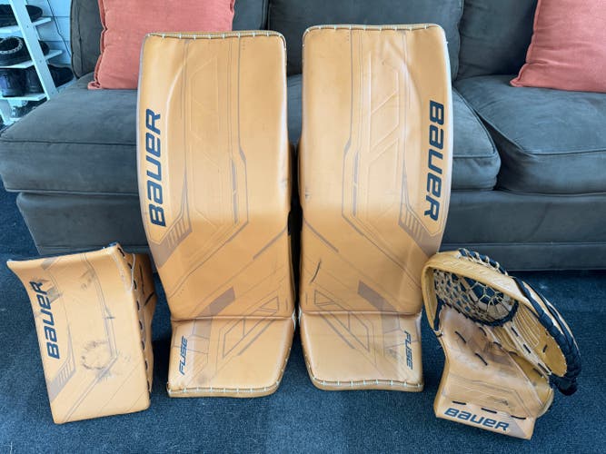 33" Bauer Fuse Full Set | Retro Tan | Used 5 Times/Barely Used!
