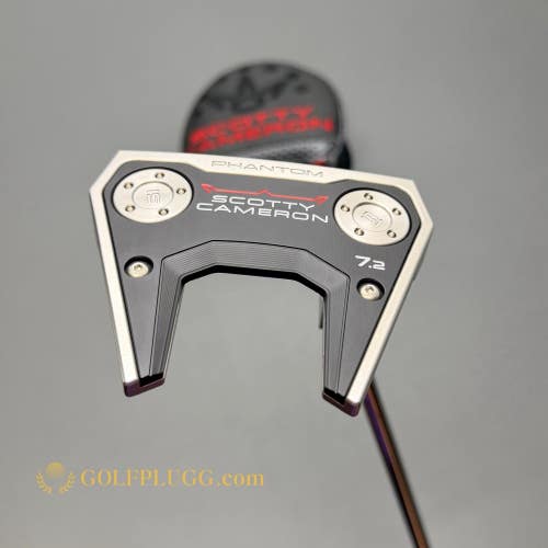 2026 Scotty Cameron Phantom 7.2 Putter w/ Headcover, 35" (3496)