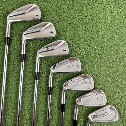 Taylormade P770 P760 P750 Iron Set 4-PW NS Pro Extra Stiff Left Handed