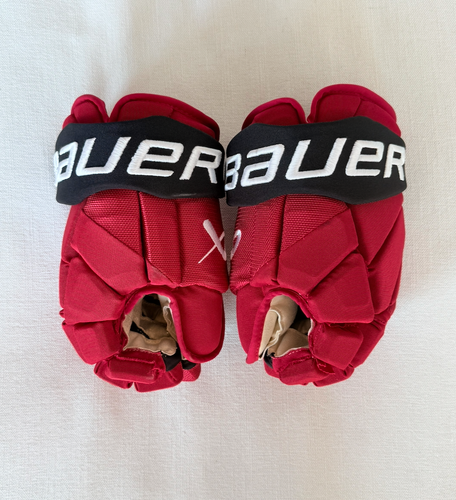 Bauer Vapor Hyperlite Gloves 14" Pro Stock (Used) | New Jersey Devils